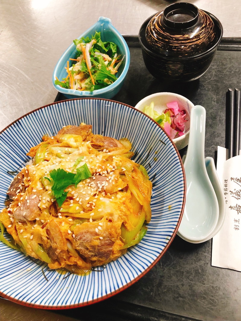 天然真鴨葱丼